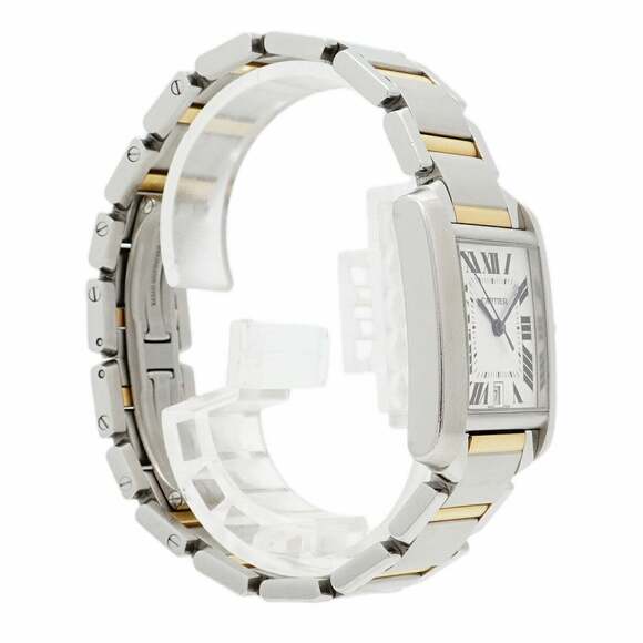 Cartier Tank Française LM W51005Q4 Silver Dial Watch for Men and Women - Picture 3 of 11